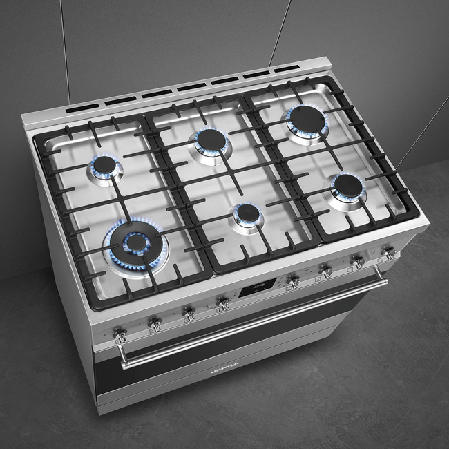 Smeg - Kuchnia Wolnostojąca Symfonia C9Gmx2 Stal Nierdzewna.