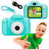 Extralink Kids Camera H20 Niebieski - Aparat Cyfrowy - 1080p 30fps, Wyświetlacz 2.0"