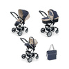 Wózek 3w1 Foppapedretti Supertres Denim Perla
