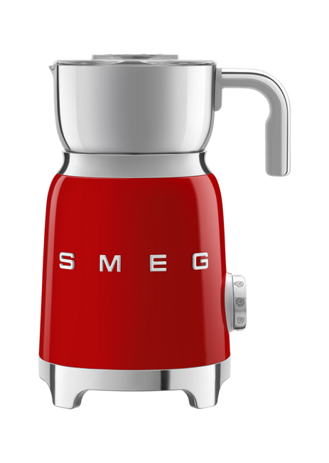Smeg - Spieniacz do mleka, czerwony 50's Style MFF11RDEU Czerwony