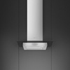 Okap przyścienny Smeg KBT600VE w kształcie litery T, 60 cm, stal i szkło
