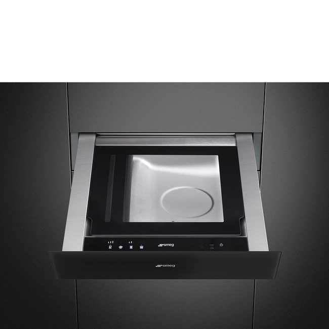 Smeg - Szuflada do pak. próż., Linea, CPV115B3 LINEA - czarny