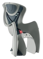 Fotelik dziecięcy OKBABY BODYGUARD RACK BABY SHIELD - Mocowany na bagażniku - kolor srebrny / ciemnoszary