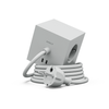 Listwa zasilająca Square 1 z podwójnym Usb-c 30 W i podstawą magnetyczną 3 M - szara - Avolt