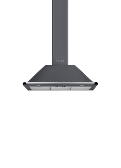 Smeg - Okap kuchenny, Victoria, 90 cm VICTORIA KT90GRE Niebieskoszary