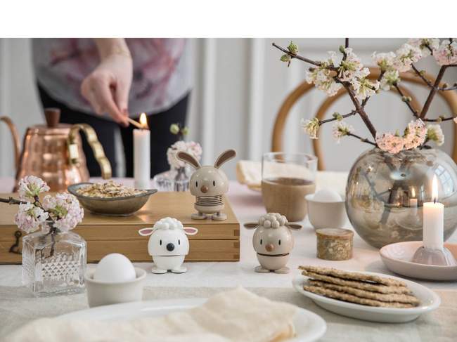 Hoptimist Bunny Latte króliczek figurka dekoracyjna wiosenna prezent świąteczny