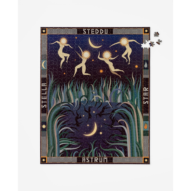 Puzzle Printworks Dance of the Stars, 1000 elementów, ilustracja Maria Francesca Melis