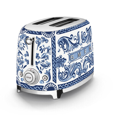 Smeg - Toster Tsf01dgbeu Blu Mediterraneo