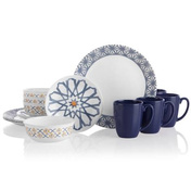 Zestaw Obiadowy Amalfi Azul 16 Elementów - Corelle