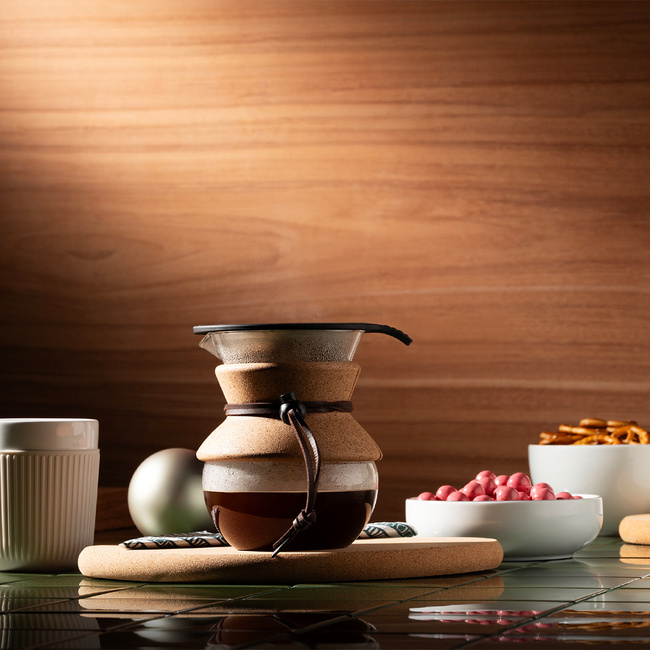 Bodum zaparzacz do kawy z filtrem stałym Pour Over 500 ml Cork