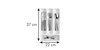 Pojemnik na sztućce Flexispace 370x222 mm - Tescoma