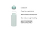 Butelka Dla Dzieci Pop-Up Campus 400 Ml Unicorn Glow 107410065411 - Mepal