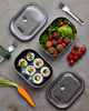 Lunch box stalowy S, oliwkowy - Black+Blum