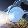 Pupilplanet | Smycz automatyczna | 5m LED z pojemnikiem na worki