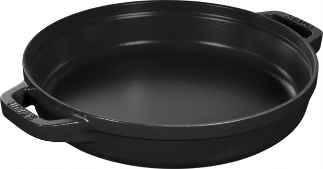 Zestaw 3 naczyń + pokrywka 24 cm czarny - Staub