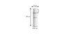 Termos z kubkiem Constant Cream 0,7 l, nierdzewny - Tescoma