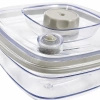 Wartmann pojemnik próżniowy 0,8 l kwadratowy BPA-free 17x17x8 cm mikrofalówka zawór 3-pozycyjny