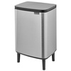 Kosz Bo Hi 12 L Matt Steel Niepalcujący 227264 - Brabantia