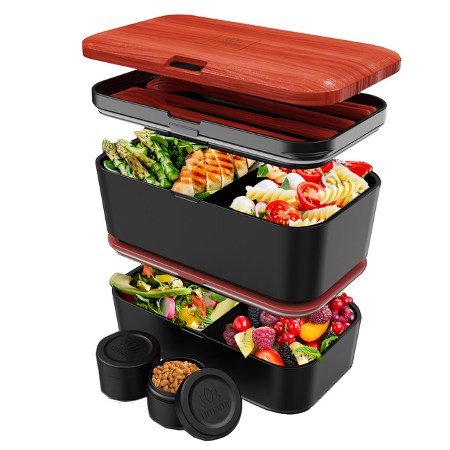 Lunchbox Nestable - Rosewood Black - 1500ml - Umami