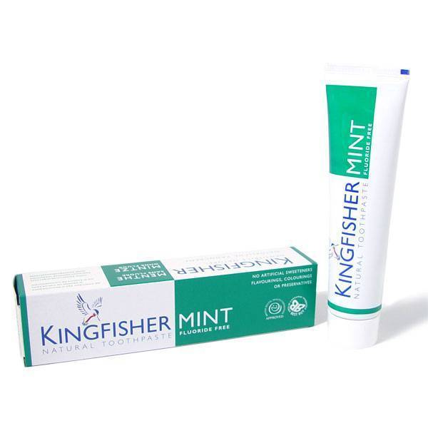 Pasta do zębów miętowa bez fluoru 100ml - Kingfisher