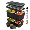 Lunchbox Nestable - Onyx Black - 1500ml - Umami