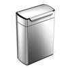 Kosz na śmieci 48l Touch-Bar Recycler - stal FPP Simplehuman