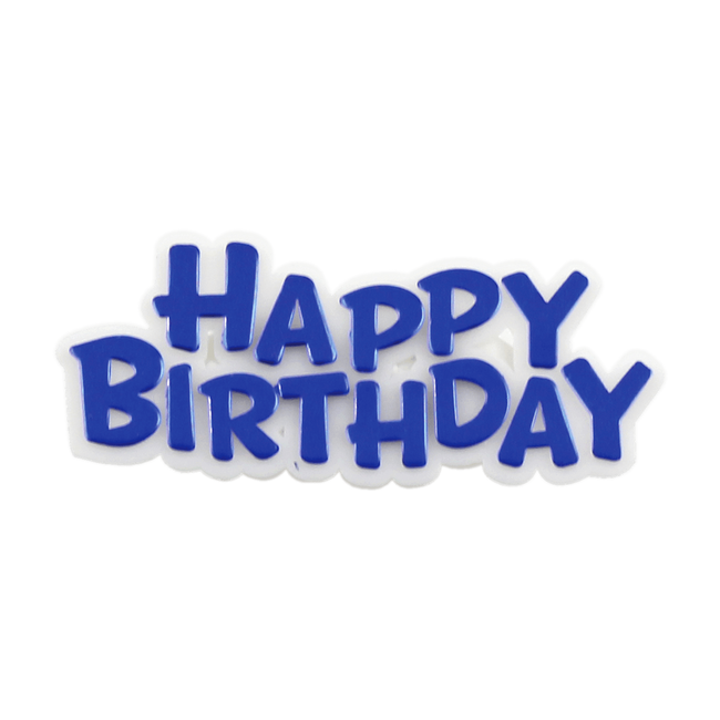 Pme Świeczki Niebieskie Happy Birthday (16 Sztuk) Niebieski