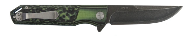 Nóż składany Womsi Wasp, rękojeść G10 zielono-czarna, ostrze S90V 90 mm