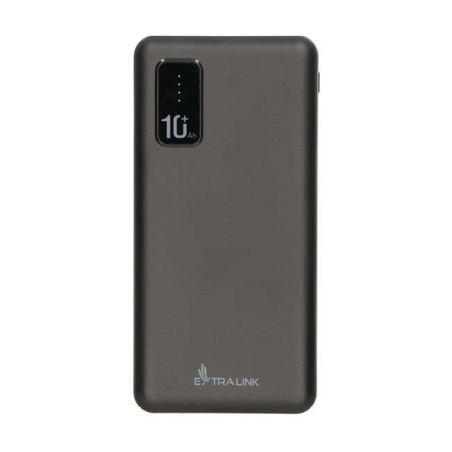 EXTRALINK EPB-098B 10000mAh Powerbank Czarny USB-C szybkie ładowanie przenośny akumulator