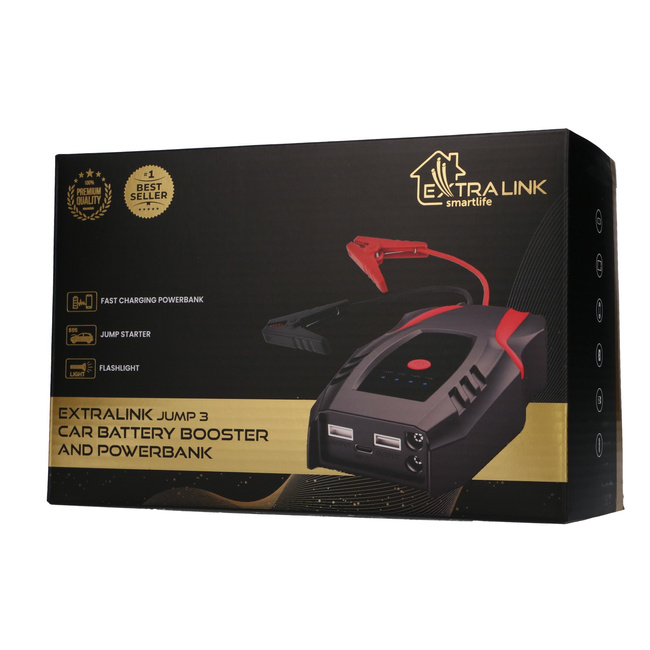 Extralink Jump 3 Powerbank rozruchowy 22.2 Wh 14.8V 600 A rozruch samochodu
