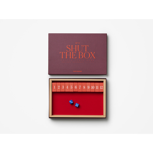 gry planszowe shut the box - printworks