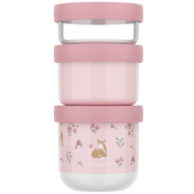 Pojemnik na przekąski piętrowalny Mio 3-częściowy Fairy & Garden 108034065406