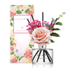 Dyfuzor zapachowy z patyczkami i prawdziwymi kwiatami Flower Rose 200 ml Rose Perfume - Cocodor