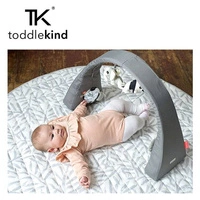 Toddlekind Mata do zabawy z bawełny organicznej dwustronna nieprzemakalna Nappy Free Playmat Stone