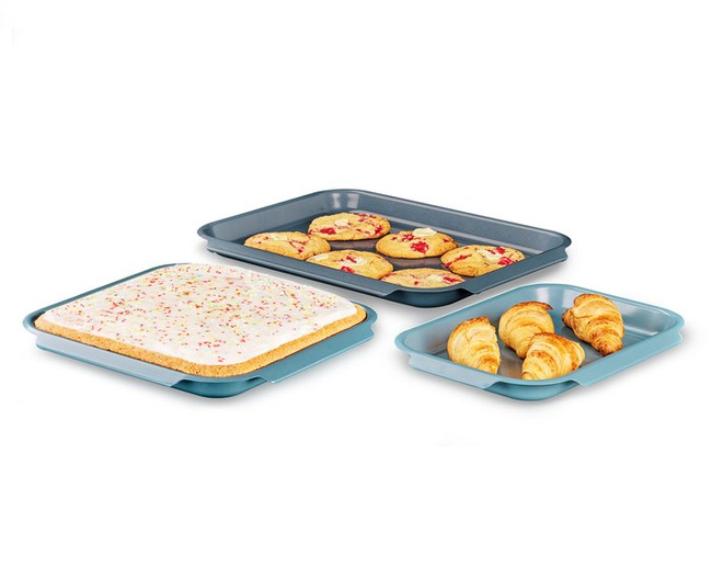 Zestaw blach do pieczenia Joseph Joseph Nest Bake, 3 rozmiary, stal węglowa