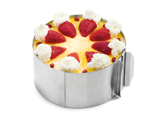 Regulowana obręcz do tortów 16-30 cm - Weis