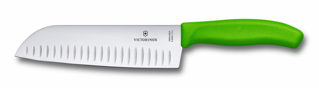 Nóż Santoku 6.8526.17l4b Zielony - Victorinox