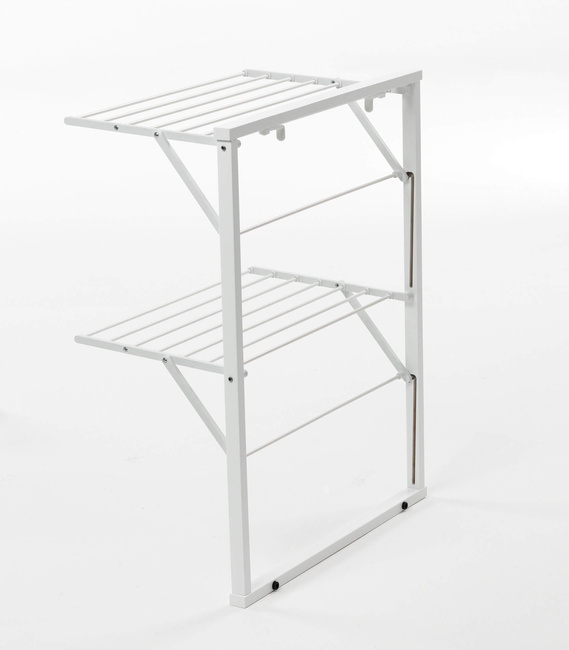 Arredamenti Klaus Suszarka na pranie na kaloryfer - 89 x 68 cm, Biały