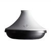 garnki do gotowania na indukcji 33 cm 4 l tagine delight biało-czarny - Emile Henry