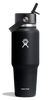 Butelka 32oz Wid Flex Straw Travel Bootle Black - Hydro Flask