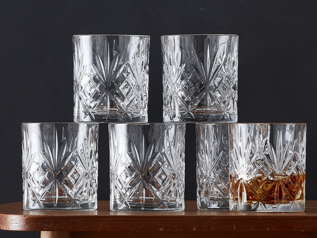 Szklanki Do Whisky Ze Szkła Kryształowego Melodia 310 Ml 6 Sztuk 916107 - Lyngby Glas