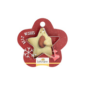 Foremka do wykrawania pierniczków Świąteczna Gwiazda 6,5 cm