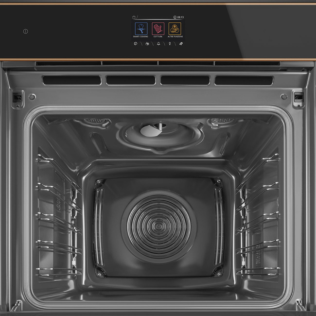 Smeg - Piekarnik elektryczny z funkcją mikrofali SO6604M2PNR
