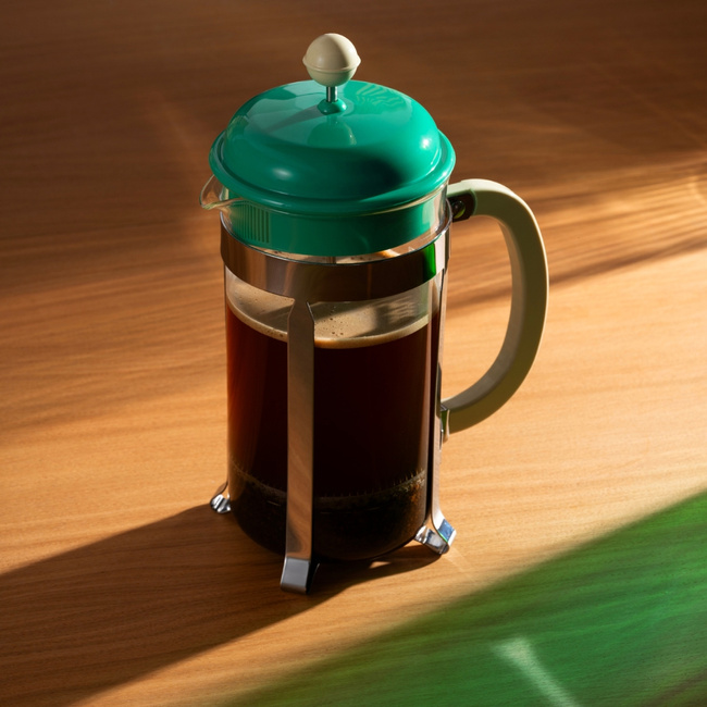 Bodum zaparzacz tłokowy french press Caffettiera 1L Light Green