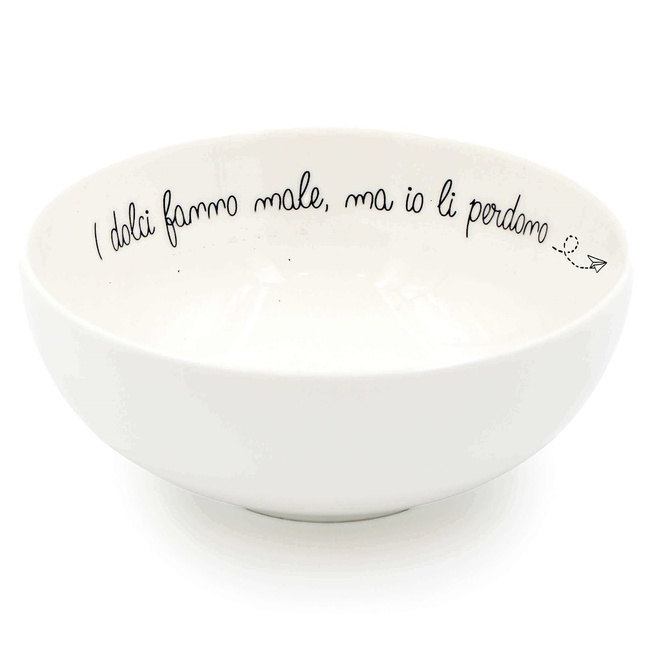 Miseczka śniadaniowa Gli Onesti Porcelana 14 cm La Porcellana Bianca