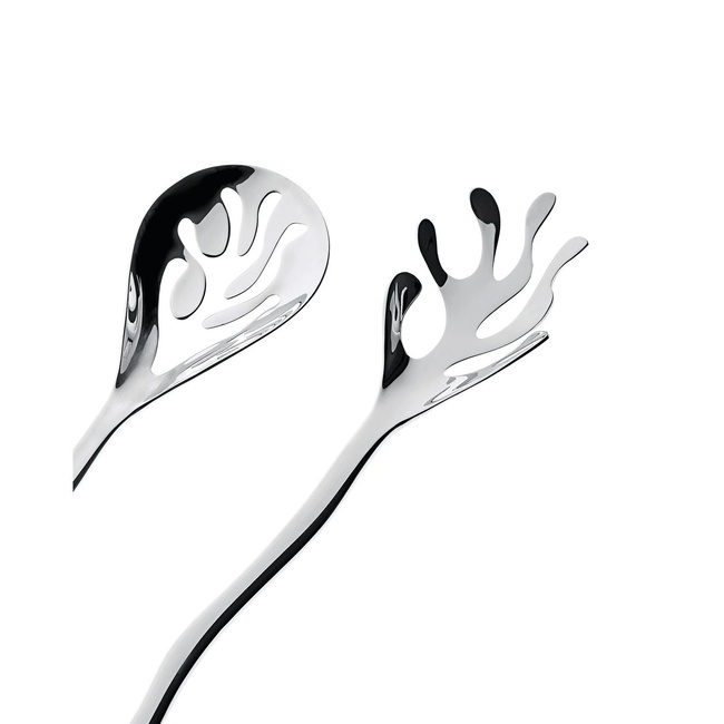 Sztućce do sałaty, polerowane - Alessi