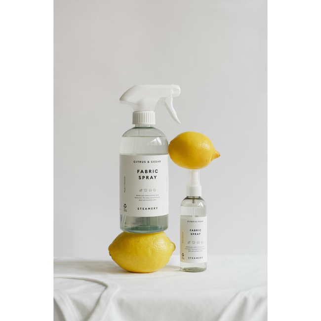 spraye do tkanin do odświeżania cytrusy i cedr 100 ml Steamery