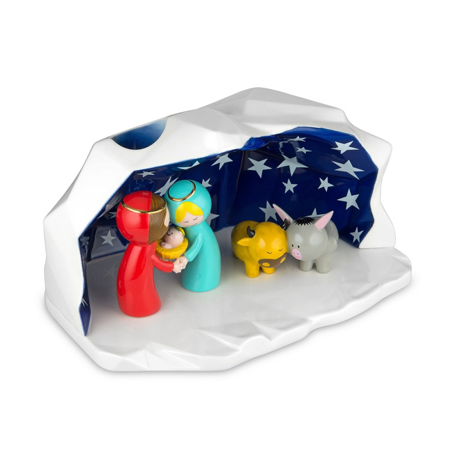 Happy eternity baby- Porcelanowa szopka z figurkami Christmas collection - Alessi