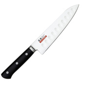 Nóż szefa kuchni Masahiro MV-H Dimple 18 cm, wgłębienia na klindze, rękojeść POM