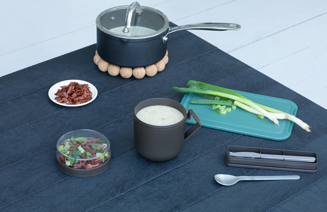 Kubki na zupę 600 ml Make & Take Dark Grey - Brabantia